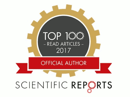 CogNovo publication in TOP 100 of Nature's Scientific Reports