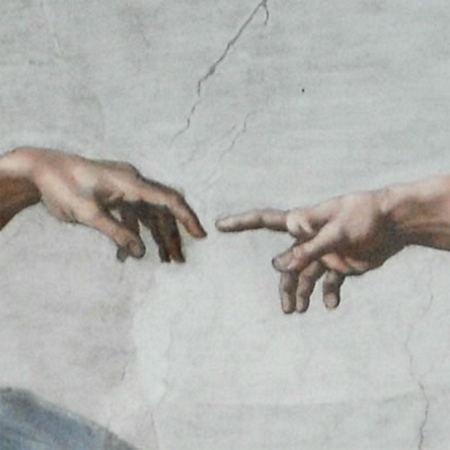 God and Adam Sistine Chapel