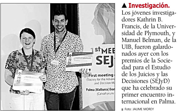 newspaper with the award winning Kathryn B. Francis
