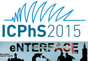 ICPhS and eNTERFACE 2015